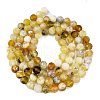 Natural Yellow Opal Beads Strands G-L597-C05-02-5