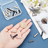   32Sets 4 Colors Zinc Alloy Cord Ends FIND-PH0003-66-6