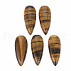 Natural Tiger Eye Cabochons G-N326-123A-1