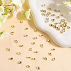Beebeecraft 100Pcs Brass Snap on Bails KK-BBC0014-76G-4