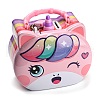 Unicorn Head Iron Money Banks for Kids AJEW-G053-01A-1