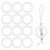 DICOSMETIC 12Pcs Ring Silicone Beads SIL-DC0001-78-1
