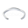 304 Stainless Steel Snakes Cuff Bangles BJEW-G693-02P-3