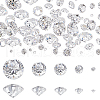 Beebeecraft 100Pcs 5 Styles Diamond Shape Grade AAA Cubic Zirconia Cabochons ZIRC-BBC0002-98-1
