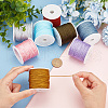   8 Rolls 8 Colors 23M Round Nylon Thread OCOR-PH0002-62-3