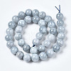 Dyed Natural Quartz Round Bead Strands G-R173-10mm-03-2