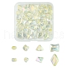 Electroplate Transparent Glass Beads EGLA-YW0003-22D-1