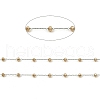 Glass Round Beaded Chains CHS-B003-04G-2