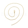 Brass Lumachina Chains Necklace for Women NJEW-P265-34G-3