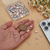 180Pcs 6 Styles Glass Rhinestone Cabochons RGLA-FG0001-26-3