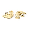 Rack Plating Alloy Rhinestone Pendants FIND-G044-11LG-3