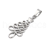 Non-Tarnish 304 Stainless Steel Pendants STAS-P209-45P-4