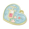 Medical Theme Alloy Enamel Pendants ENAM-U000-02B-04-2