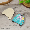 Cute Rabbit Wooden Dangle Earrings for Easter ZX2883-9-2
