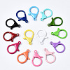 Spray Painted Eco-Friendly Alloy Lobster Claw Clasps PALLOY-T080-06A-NR-2