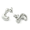 Rack Plating Brass Earrings EJEW-S222-01P-L-2