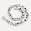 304 Stainless Steel Lumachina Chains CHS-K002-22-3mm-2