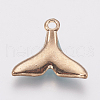Zinc Alloy Enamel Pendants PALLOY-I124-06G-E-2