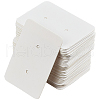 SOFPLATE 300Pcs Paper Jewelry Earring Display Cards with Hanging Hole CDIS-SP0001-05A-1