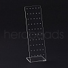 Transparent Acrylic Earrings Display Stands EDIS-G014-02-3