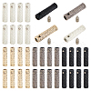  32Sets 4 Colors Zinc Alloy Cord Ends FIND-PH0003-66-1
