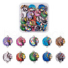 Beadthoven 40Pcs 10 Colors Alloy Enamel Links Connectors ENAM-BT0001-13-2
