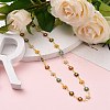 Daisy Link Chain Necklaces & Bracelets Jewelry Sets SJEW-JS01138-01-11