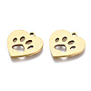 201 Stainless Steel Pet Pendants STAS-S110-093G-2