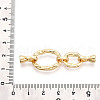 Brass Micro Pave Clear Cubic Zirconia Fold Over Clasps KK-M311-31G-3