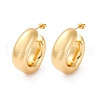 C-Shaped 304 Stainless Steel Stud Earrings EJEW-A125-24G-4