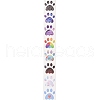 500Pcs Dog Paw Stickers AJEW-S089-05-2