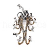 Hydra Enamel Pins JEWB-E041-07AS-05-1