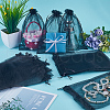 SOFPLATE 50pcs Large Organza Pouches Portable Shoes Bag Travel Storage Drawstring Bags OP-SP0001-03C-02-4