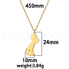 Mother's Day Stainless Steel Mother Child Silhouette Ppregnant Pendant Necklaces for Women AS6922-1-3