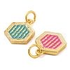 Alloy Enamel Pendants ENAM-M008-02G-2