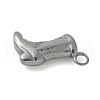 304 Stainless Steel Pendants STAS-L277-05B-P-2