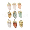 Natural Mixed Stone Faceted Pendants G-G181-03G-1