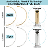 Beebeecraft 20Pcs 2 Colors Brass Tube Beads KK-BBC0010-71-2