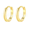 Simple 925 Sterling Silver Circle Hoop Earrings DG6387-9-1