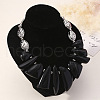 Resin Irregular Beaded Bib Necklaces FS-WG5D234-07-1