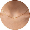 Brass Pendant Initial Necklaces for Women FS-WG1D7F7-09-1
