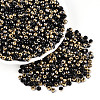 6/0 Half Plated Glass Beads SEED-N008-04A-1