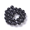 Dyed & Heated Natural Black Agate Beads Strands G-F620-05A-14mm-2