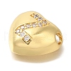 Rack Plating Brass Micro Pave Cubic Zirconia Pendants KK-I722-04G-Z-2