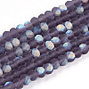 Imitation Jade Glass Beads Strands EGLA-YW0003-19A-12-1
