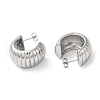 304 Stainless Steel Round Stud Earrings for Women EJEW-K244-26P-2