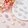 SUPERFINDINGS 60Pcs 6 Style Plating Acrylic Beads OACR-FH0001-048-3