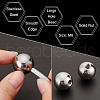 Stainless Steel European Beads STAS-WH0066-02P-4