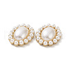 ABS Imitation Pearl Cabochons PALLOY-E026-02G-3