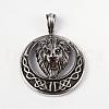 316L Surgical Stainless Steel Big Pendants STAS-L186-113AS-1